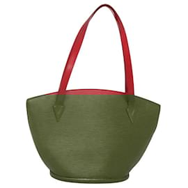 Louis Vuitton-LOUIS VUITTON Epi Saint Jacques Shopping Shoulder Bag Red M52277 LV Auth 116674-Red