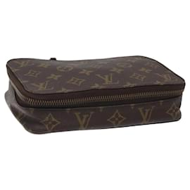 Louis Vuitton-LOUIS VUITTON Monogram Posh Monte Carlo Jewelry Box M47350 LV Auth BD1118-Monogram