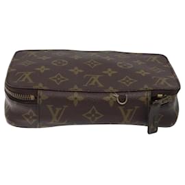Louis Vuitton-LOUIS VUITTON Monogram Posh Monte Carlo Jewelry Box M47350 LV Auth BD1118-Monogram