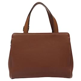 Autre Marque-Burberrys Hand Bag Leather Brown Auth nb320-Brown