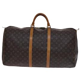 Louis Vuitton-LOUIS VUITTON Monogram Keepall 60 Boston Bag M41422 LV Auth MY273-Monogram