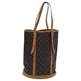 Louis Vuitton-LOUIS VUITTON Monogram Bucket GM Shoulder Bag M42236 LV Auth 116157-Monogram