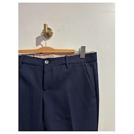 Gucci-GUCCI Trousers T.International M Wool-Blue