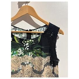 Dolce & Gabbana-DOLCE & GABBANA Tops T.International L Viscose-Black
