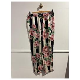Dolce & Gabbana-DOLCE & GABBANA Trousers T.International M Synthetic-Black