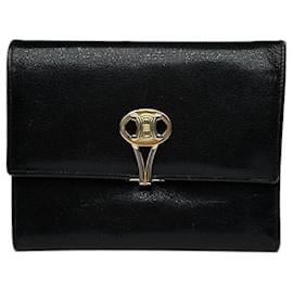 Céline-CELINE Wallets T.  Leather-Black