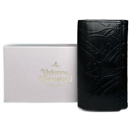 Vintage Vivienne Westwood Leather Key Holder Black Black