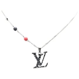Louis Vuitton-Louis Vuitton Infinity Dot Necklace M01089-Silvery,Metallic