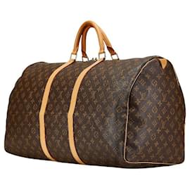 Louis Vuitton-Louis Vuitton Monogram Keepall 60 Boston Bag-Brown