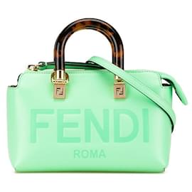 Fendi-Fendi By The Way Mini Sac à Main en Cuir 8BS067-Vert