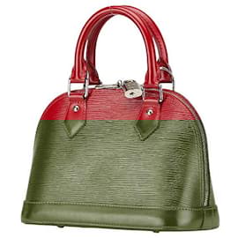 Louis Vuitton-Louis Vuitton Alma BB Leather Handbag M41160-Red