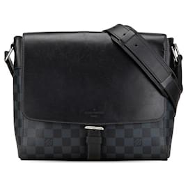 Louis Vuitton-Louis Vuitton Damier Cobalt Messenger Bag-Black