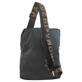 Fendi-Fendi Body Bag Canvas Women's Sling Bag-Black