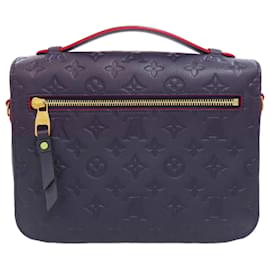 Louis Vuitton-Louis Vuitton M44071 Pochette Metis Handbag-Navy blue