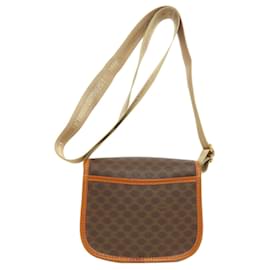 Céline-CELINE Macadam Shoulder Bag for Women-Brown