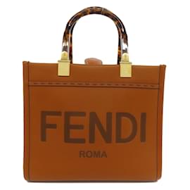Fendi-Sac à main Fendi Sunshine Small-Marron
