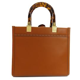 Fendi-Sac à main Fendi Sunshine Small-Marron