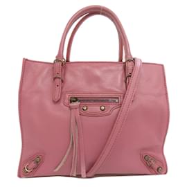 Balenciaga-Sac à main mini en papier Balenciaga 305572-Rose