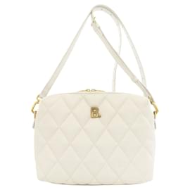 Balenciaga-Sac à épaule matelassé Balenciaga-Blanc