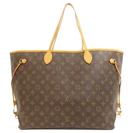 Louis Vuitton-Louis Vuitton Neverfull GM Tote Bag-Brown,Monogram