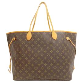 Louis Vuitton-Louis Vuitton Neverfull GM Tote Bag-Brown,Monogram