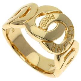 Céline-Celine 18K Yellow Gold Band Ring-Other