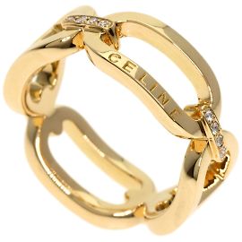 Céline CELINE Diamond Ring in 18K Yellow Gold Golden