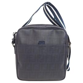 Fendi-Fendi Zucca Shoulder Bag for Men-Navy blue