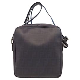 Fendi-Fendi Zucca Shoulder Bag for Men-Navy blue