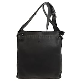 Fendi-Sac Selleria Long Shoulder de Fendi-Noir