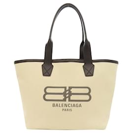 Balenciaga-Sac Tote BB 692068 de Balenciaga-Noir,Blanc