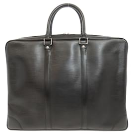 Louis Vuitton-Louis Vuitton M40321 Porto Document Voyage Bag-Black