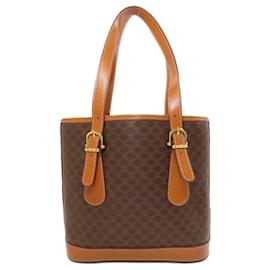 Céline-CELINE Macadam Tote Bag for Women-Brown