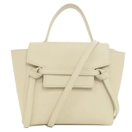 Céline-Celine Nano Belt Bag Handbag-Cream