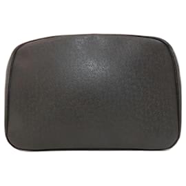 Louis Vuitton-Louis Vuitton Taiga Leather Clutch Bag-Grey