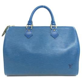 Louis Vuitton-Louis Vuitton Speedy 30 Boston Bag-Blue