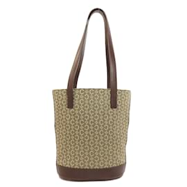 Céline-Celine C Macadam Tote Bag-Brown
