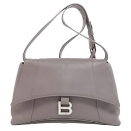 Balenciaga-Sac à bandoulière Downtown Balenciaga 671353-Marron