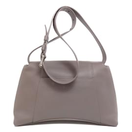 Balenciaga-Sac à bandoulière Downtown Balenciaga 671353-Marron