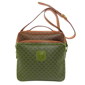Céline-Celine Macadam Shoulder Bag for Women-Brown