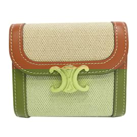 Céline-Celine Small Flap Wallet Triomphe-Other