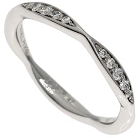 Chanel-Chanel Half Eternity Diamond Ring in Platinum-Other