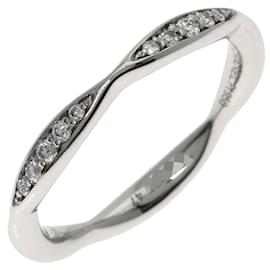 Chanel-Chanel Half Eternity Diamond Ring in Platinum-Other