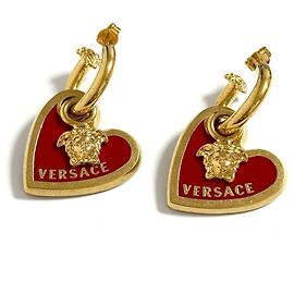 Orecchini a cerchio a forma di cuore Medusa per donne Versace Altro
