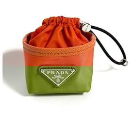 Prada-Prada Bag Charm Earphone Case Key Holder Ring-Other
