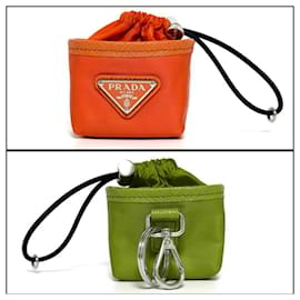 Prada-Prada Bag Charm Earphone Case Key Holder Ring-Other