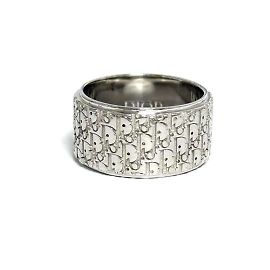 Christian Dior Men's Oblique Silver Ring Other