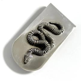 Gucci-Gucci Men's Money Clip Bill Snake Silver 925-Other