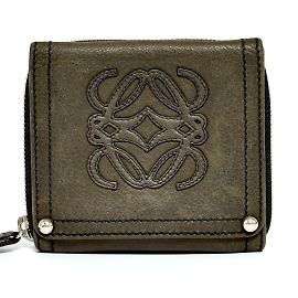 Loewe Men's Vintage Anagram Folding Bi-Fold Wallet Other