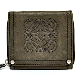 Loewe-Loewe Men's Vintage Anagram Folding Bi-Fold Wallet-Other